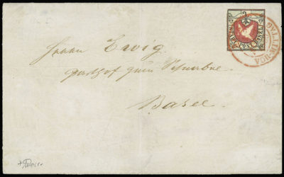 Auction N°1 of “Le Timbre Classique” in Geneva, Switzerland :  A solid demand for quality classic stamps and covers.