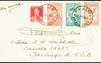 La 1ère traversée postale de l’Atlantique Sud par Mermoz, Dabry et Gimié, article de M. Bertrand SINAIS extrait du catalogue de vente sur Offre N°239
